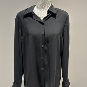 Classic Black Button-Down Shirt